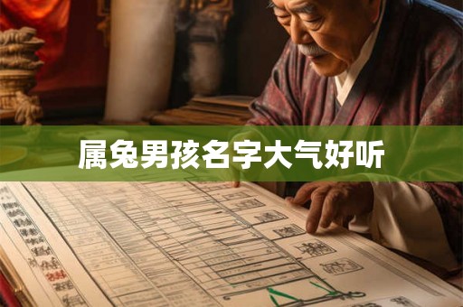 属兔男孩名字大气好听