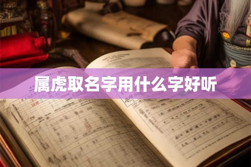 属虎取名字用什么字好听