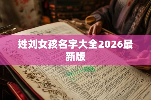 姓刘女孩名字大全2026最新版