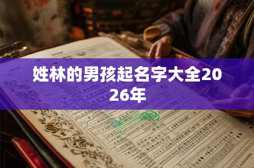姓林的男孩起名字大全2026年