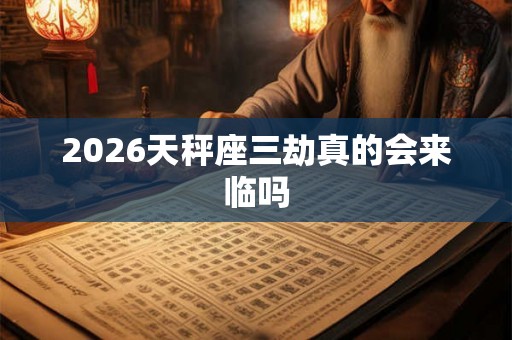 2026天秤座三劫真的会来临吗