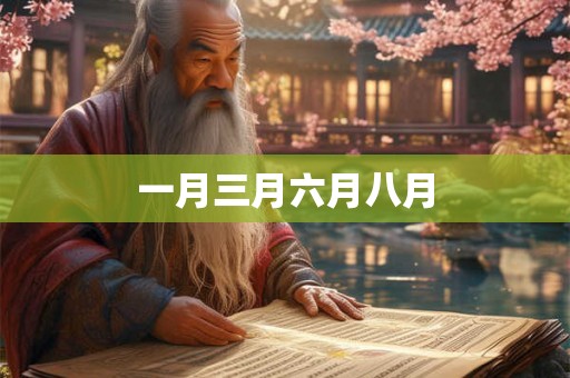 一月三月六月八月