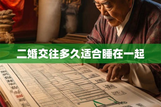 二婚交往多久适合睡在一起