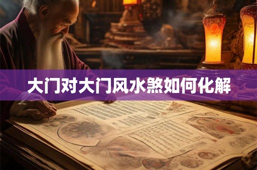 大门对大门风水煞如何化解