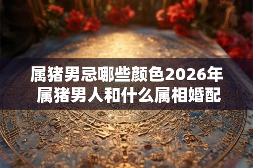 属猪男忌哪些颜色2026年 属猪男人和什么属相婚配最吉利