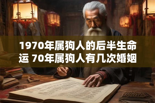 1970年属狗人的后半生命运 70年属狗人有几次婚姻