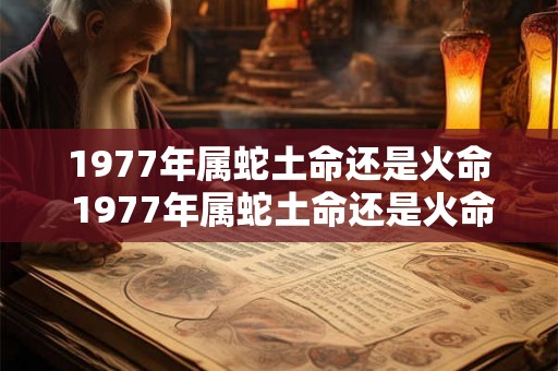 1977年属蛇土命还是火命 1977年属蛇土命还是火命 1977年属蛇土命还是火命 1977年属蛇土命还是火命