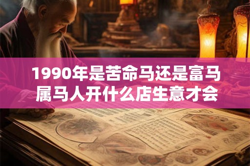 1990年是苦命马还是富马 属马人开什么店生意才会好