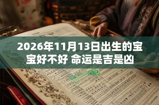 2026年11月13日出生的宝宝好不好 命运是吉是凶 2026年11月13日出生的宝宝好不好 命运是吉是凶