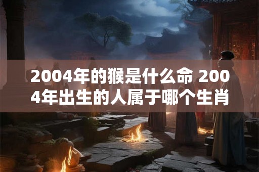 2004年的猴是什么命 2004年出生的人属于哪个生肖 2004年的猴是什么命 2004年出生的人属于哪个生肖