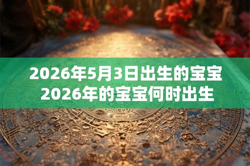 2026年5月3日出生的宝宝 2026年的宝宝何时出生