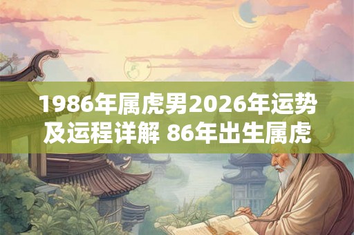1986年属虎男2026年运势及运程详解 86年出生属虎人2026全年每月运势男性