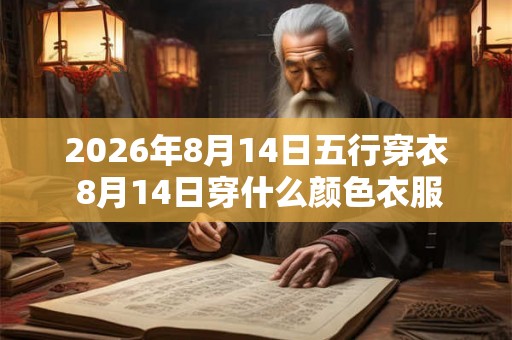 2026年8月14日五行穿衣 8月14日穿什么颜色衣服