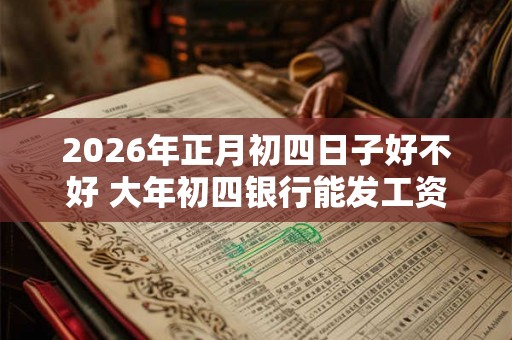2026年正月初四日子好不好 大年初四银行能发工资吗 2026年正月初四日子好不好 大年初四银行能发工资吗