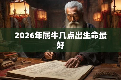 2026年属牛几点出生命最好 2026年属牛几点出生命最好