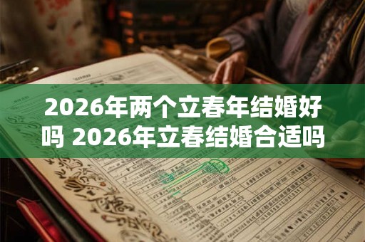 2026年两个立春年结婚好吗 2026年立春结婚合适吗 2026年两个立春年结婚好吗 2026年立春结婚合适吗