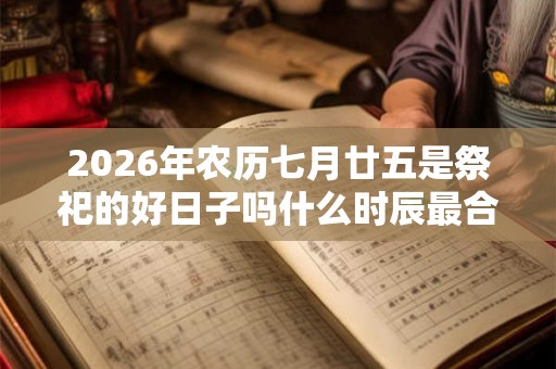 2026年农历七月廿五是祭祀的好日子吗什么时辰最合适