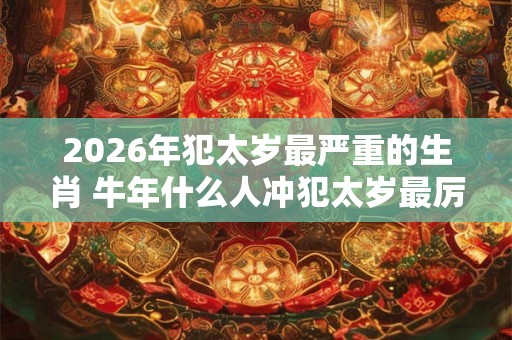 2026年犯太岁最严重的生肖 牛年什么人冲犯太岁最厉害