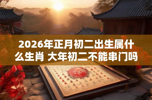 2026年正月初二出生属什么生肖 大年初二不能串门吗