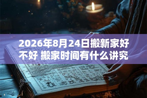 2026年8月24日搬新家好不好 搬家时间有什么讲究 2026年8月24日搬新家好不好 搬家时间有什么讲究