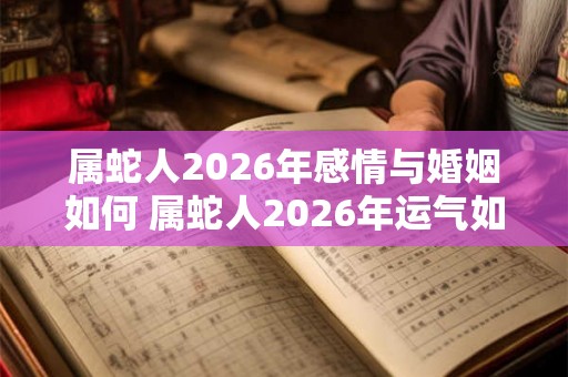 属蛇人2026年感情与婚姻如何 属蛇人2026年运气如何 属蛇人2026年感情与婚姻如何 属蛇人2026年运气如何