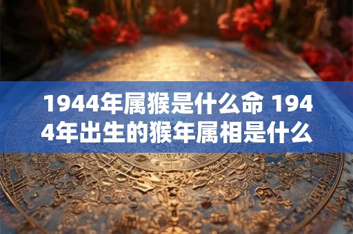 1944年属猴是什么命 1944年出生的猴年属相是什么
