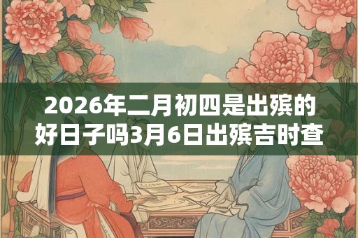 2026年二月初四是出殡的好日子吗3月6日出殡吉时查询