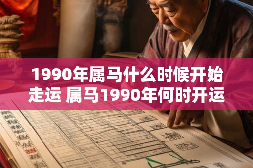 1990年属马什么时候开始走运 属马1990年何时开运 1990年属马什么时候开始走运 属马1990年何时开运