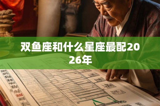双鱼座和什么星座最配2026年