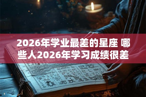 2026年学业最差的星座 哪些人2026年学习成绩很差