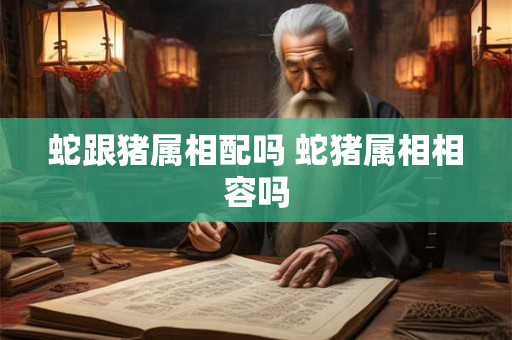 蛇跟猪属相配吗 蛇猪属相相容吗 蛇跟猪属相配吗 蛇猪属相相容吗