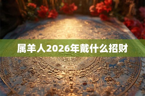 属羊人2026年戴什么招财 属羊人2026年戴什么招财
