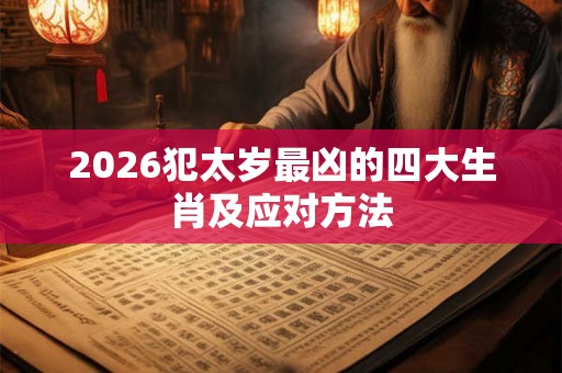 2026犯太岁最凶的四大生肖及应对方法 2026犯太岁最凶的四大生肖及应对方法