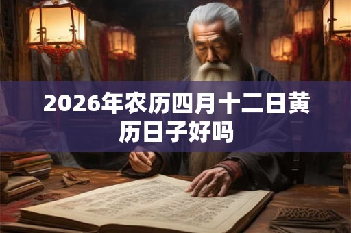 2026年农历四月十二日黄历日子好吗