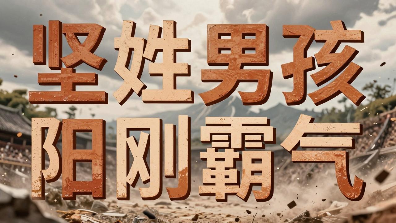 后姓男孩名字阳刚霸气