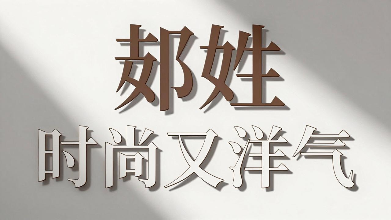 郏姓男孩名字时尚又洋气