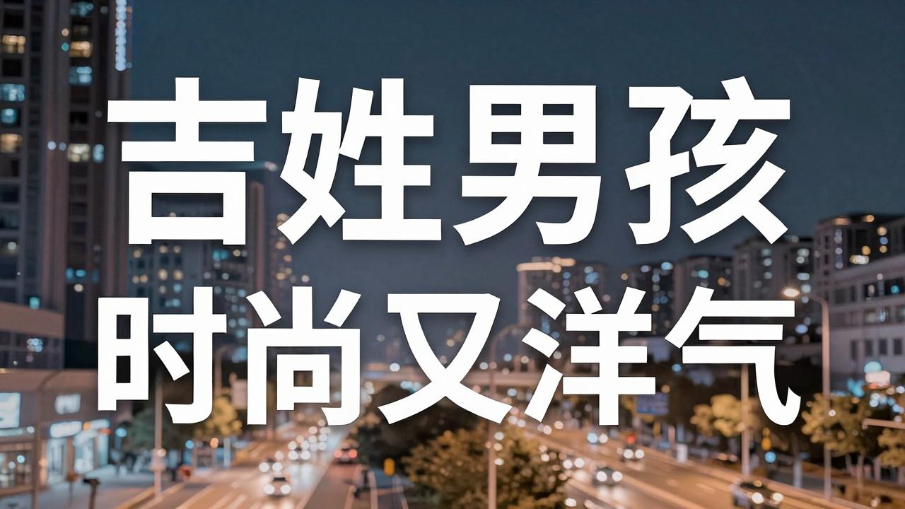 吉姓男孩名字时尚又洋气 吉姓男孩名字时尚又洋气