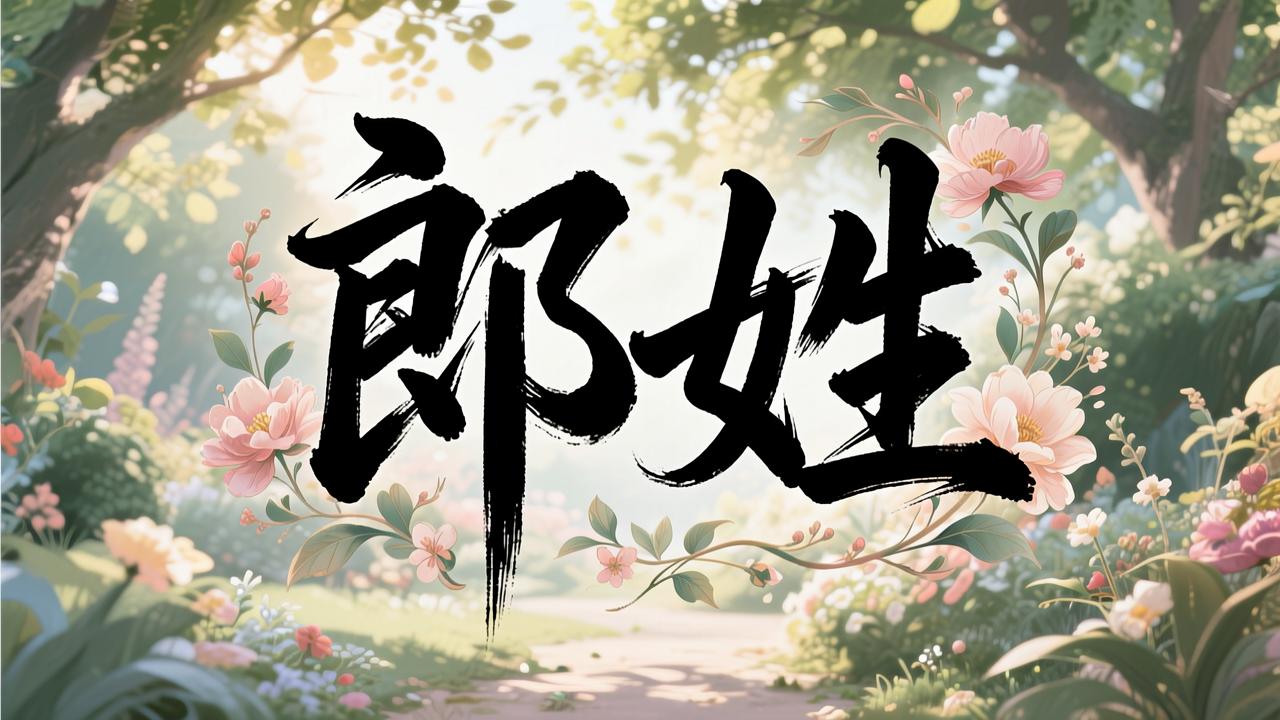 郎姓女孩名字独特又大气