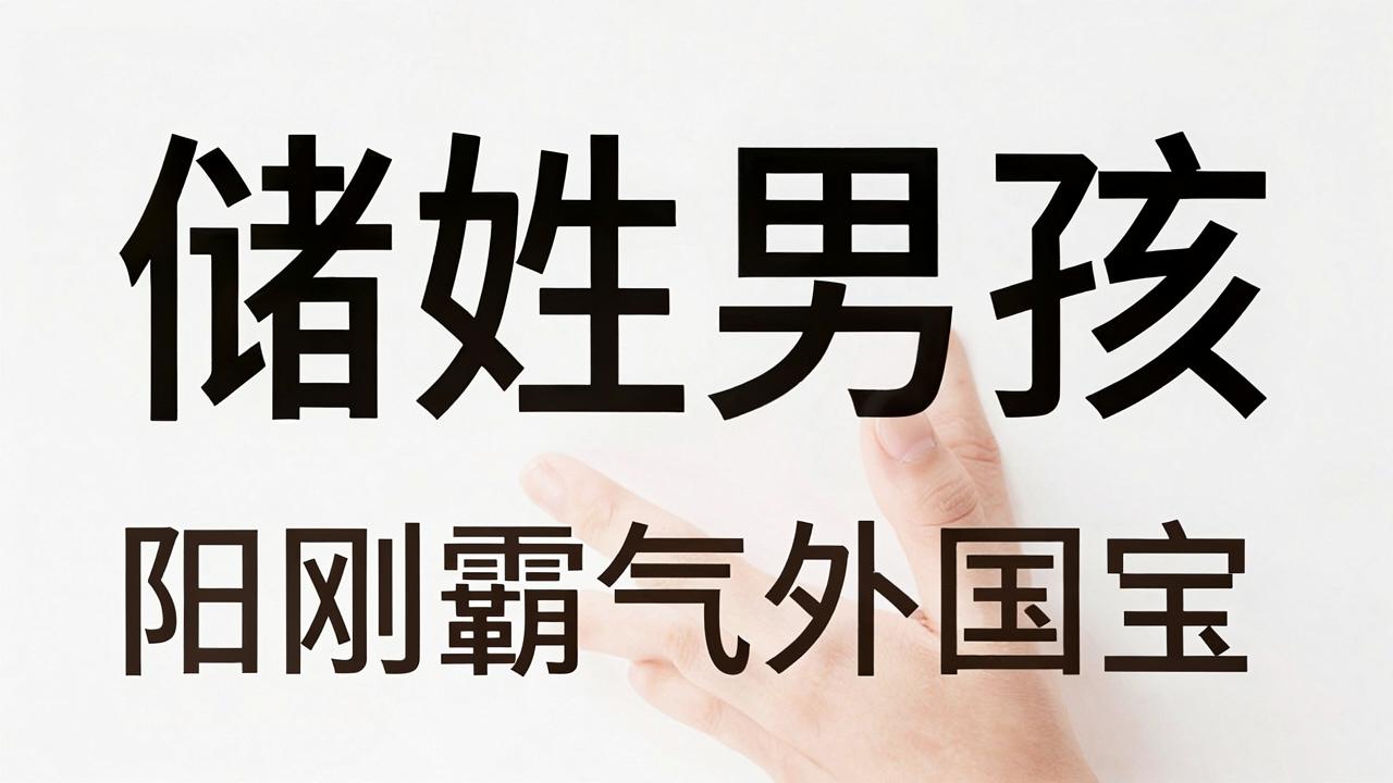 储姓男孩名字阳刚霸气 储姓男孩名字阳刚霸气