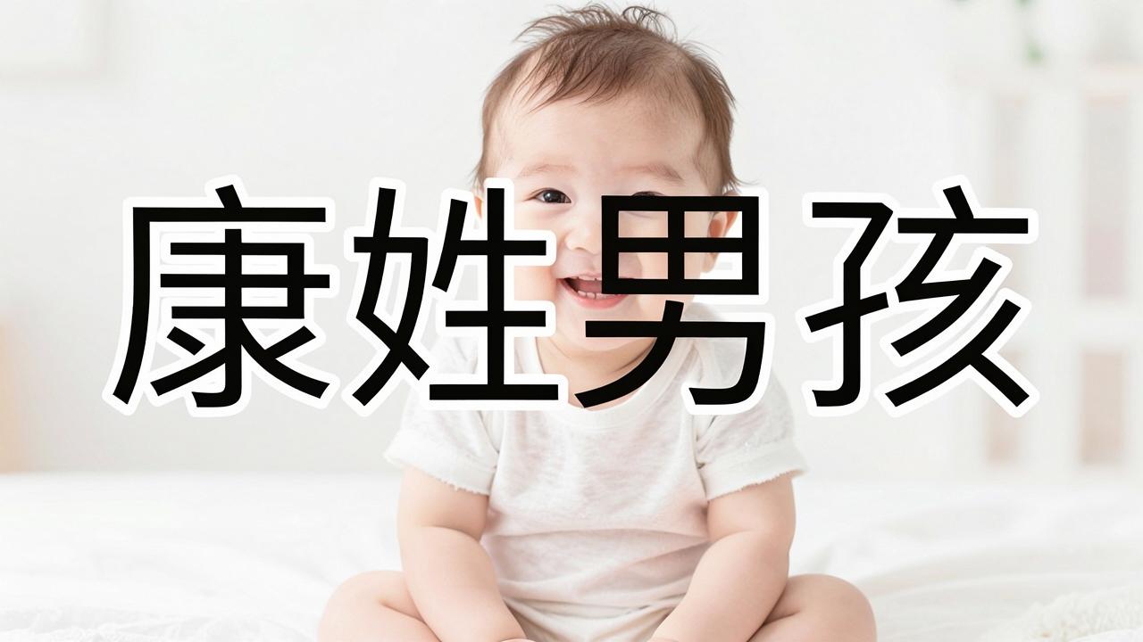 康姓男孩名字时尚又洋气