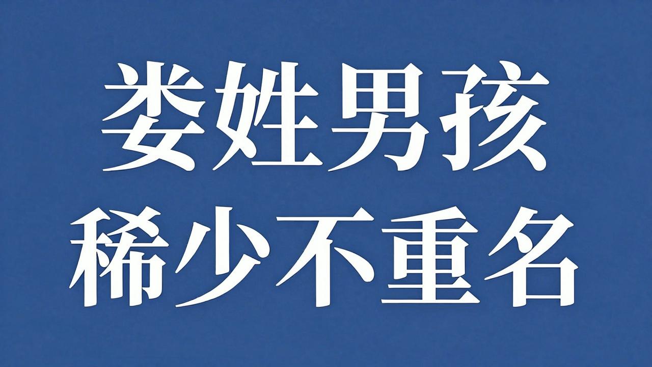 娄姓男孩名字稀少不重名