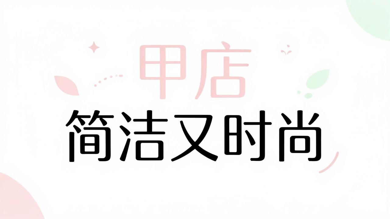 美甲店名字简洁又时尚 美甲店名字简洁又时尚