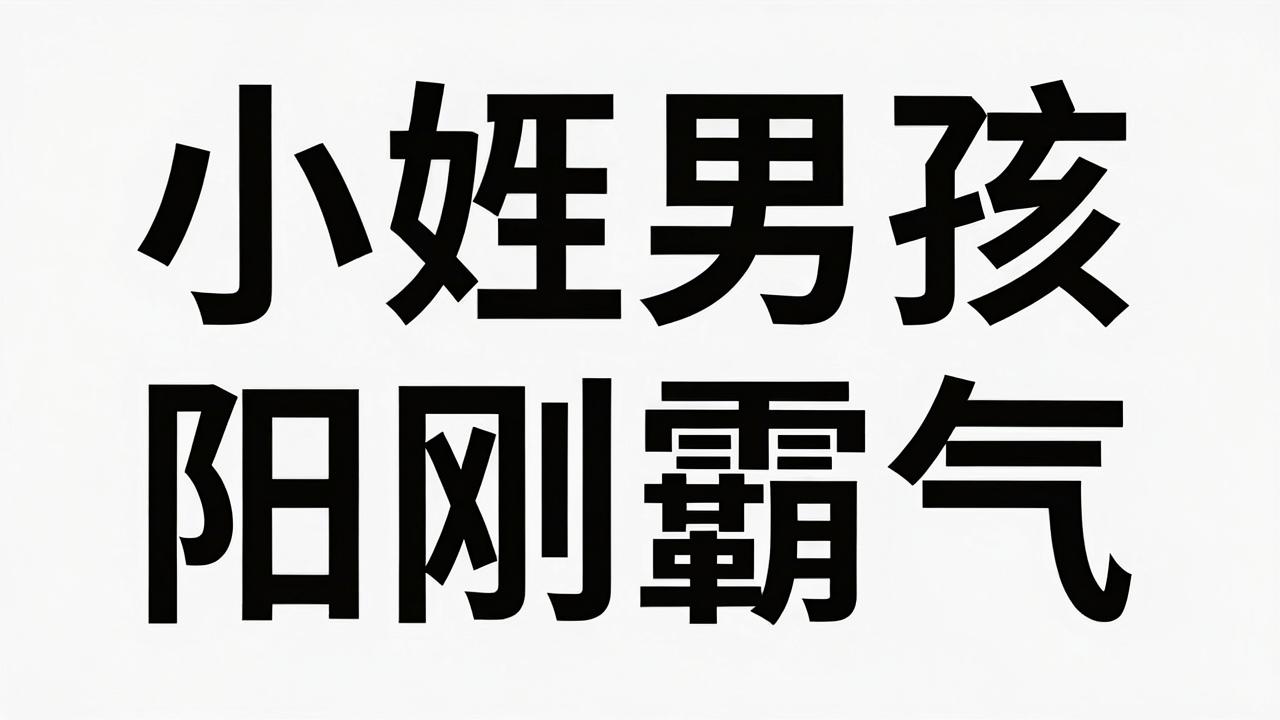 元姓男孩名字阳刚霸气