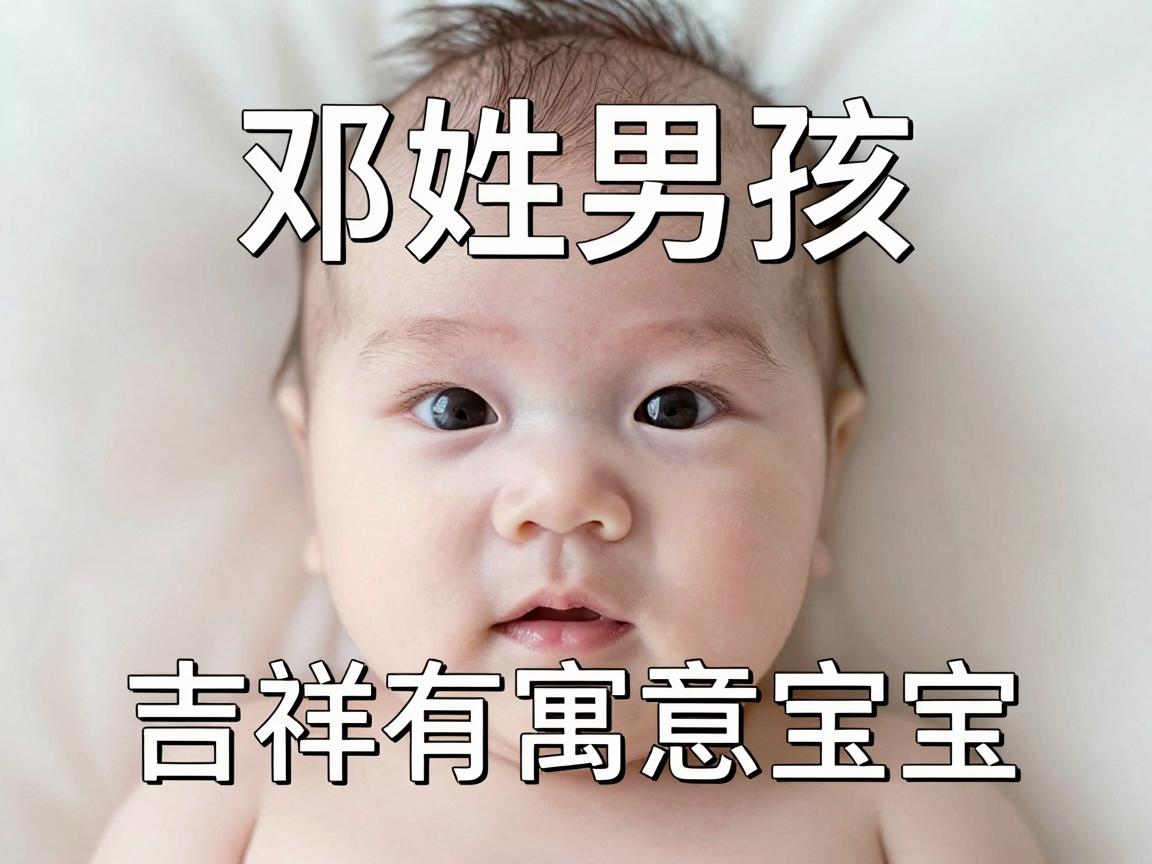 邓姓男孩名字吉祥有寓意 邓姓男孩名字吉祥有寓意