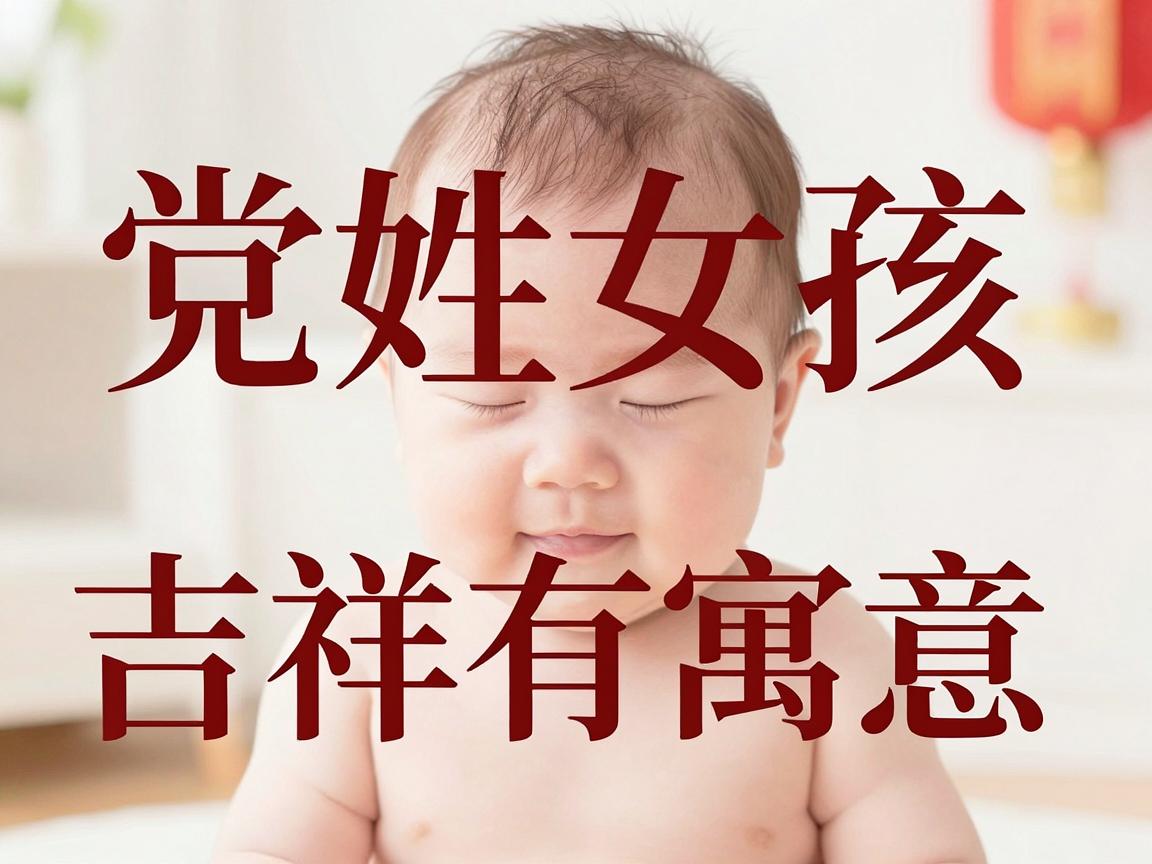 党姓女孩名字吉祥有寓意 党姓女孩名字吉祥有寓意