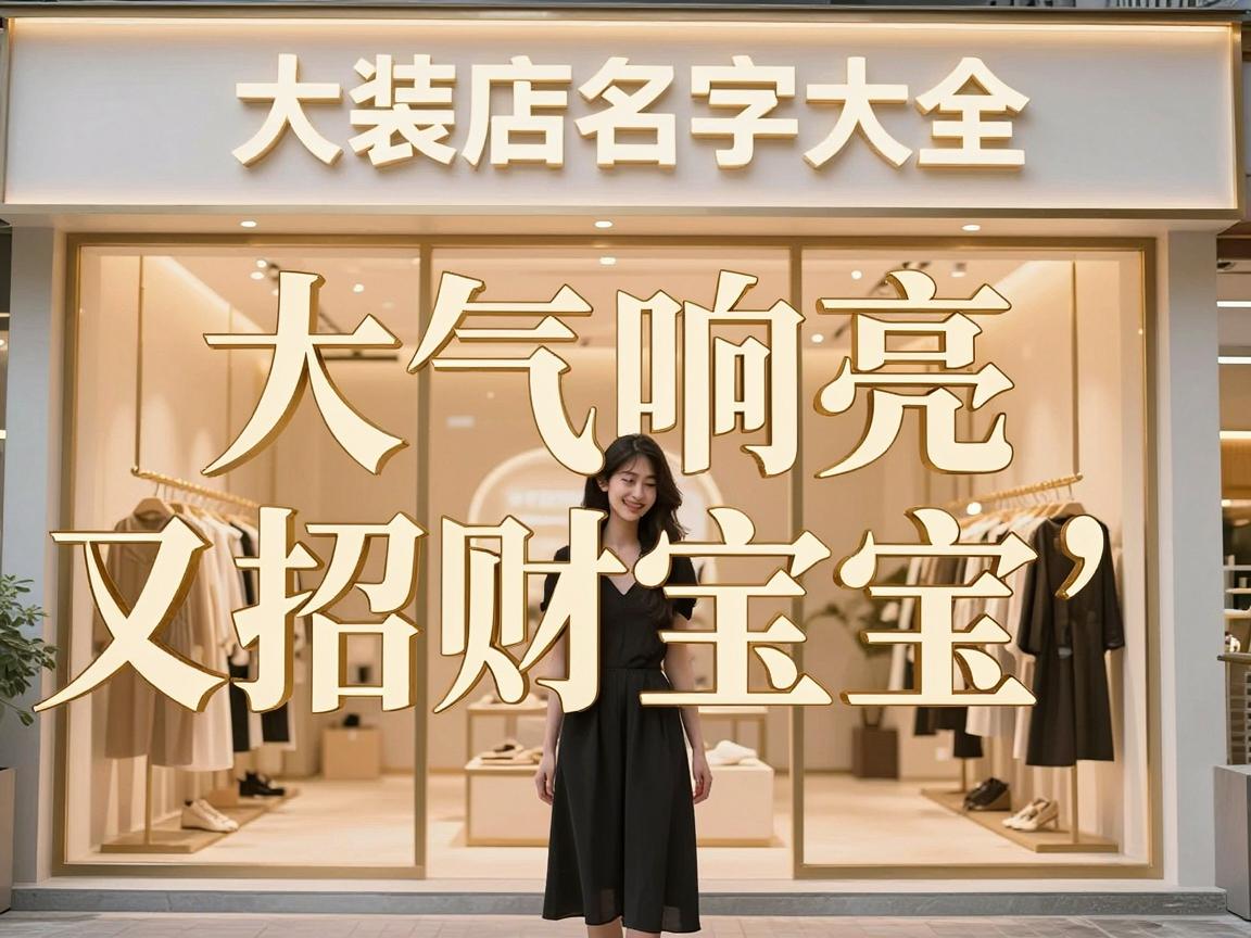 女装店名字大全，大气响亮又招财