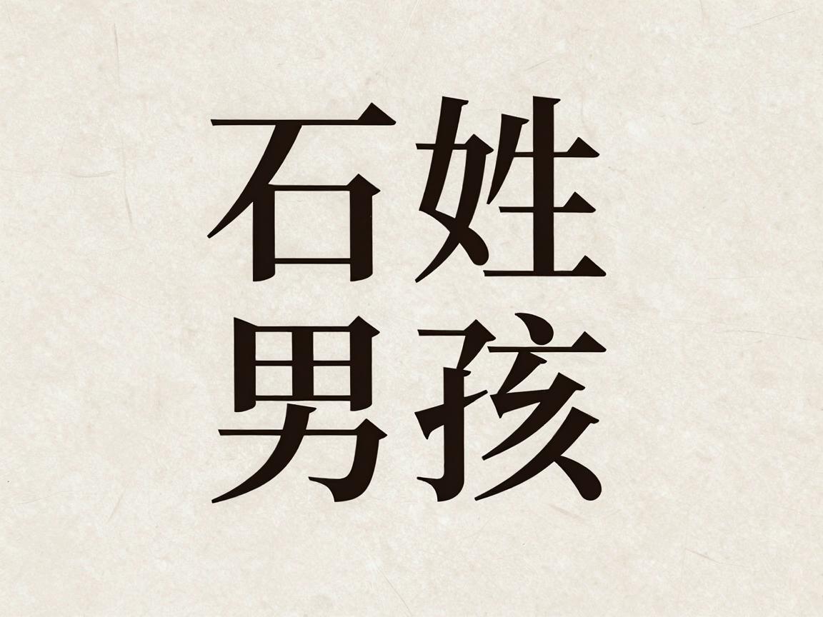 石姓男孩高分名字大全，好听大气有寓意