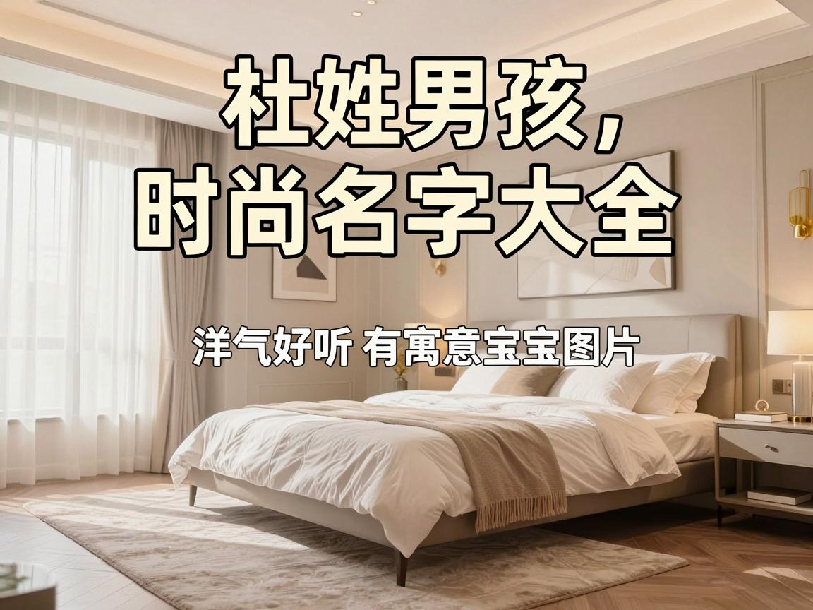 杜姓男孩时尚名字大全，洋气好听有寓意