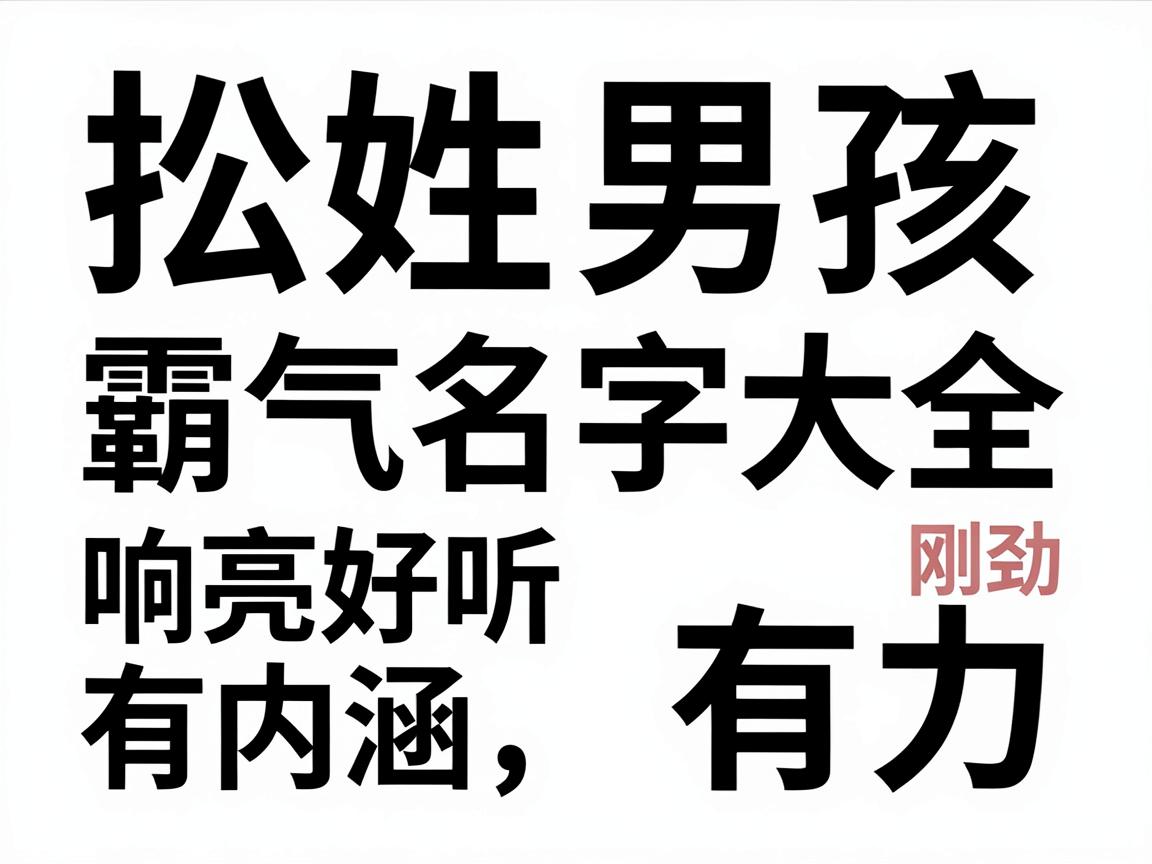 松姓男孩霸气名字大全,响亮好听有内涵 松姓男孩霸气名字大全,响亮好听有内涵