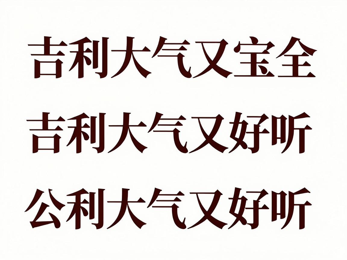 三个字公司名字大全，吉利大气又好听